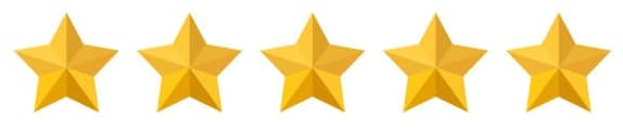Icône 5 étoiles - Avis clients exceptionnels - Notation maximale